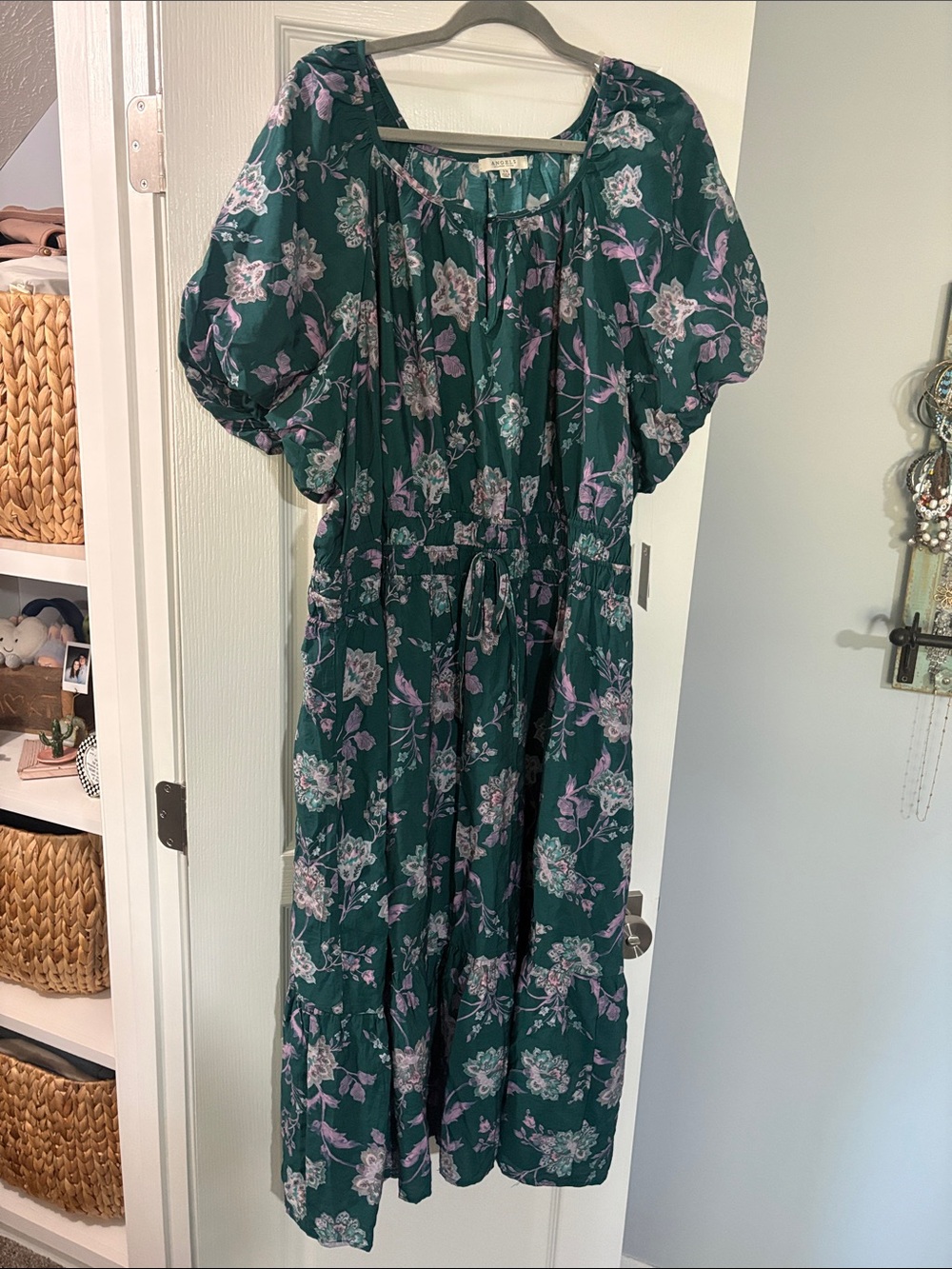 Angels Balloon Sleeve Dress